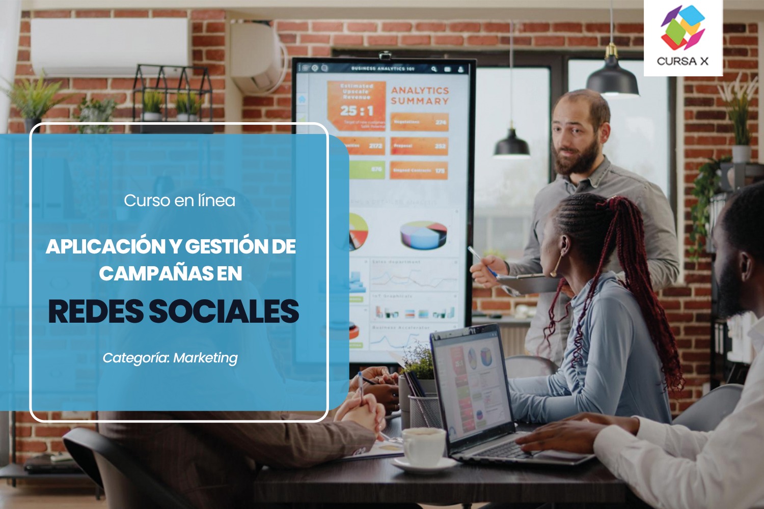 Aplicación y gestión de campañas en redes sociales (Google Ads, YouTube, Facebook, Instagram, LinkedIn y Twitter)